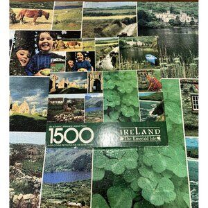 Vintage 1500 Piece Jigsaw Puzzle Springbok Ireland The Emerald Isle Complete